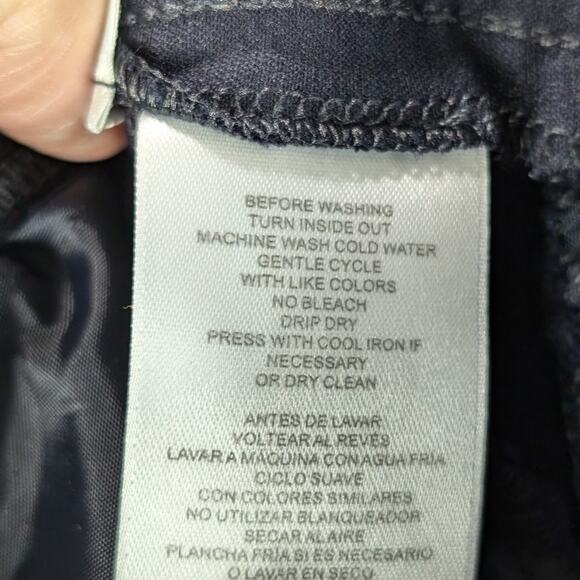 Anne Klein Pants Womens 2X Pull on Elastic Stretch Navy Blue Work Office Career - Picture 8 of 9